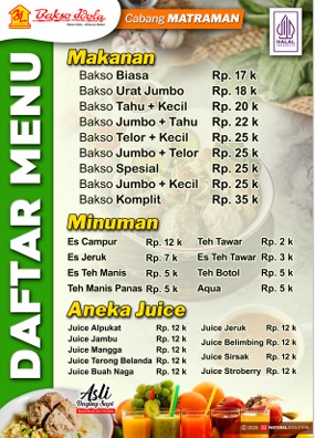 Foto menu Bakso Idola Matraman