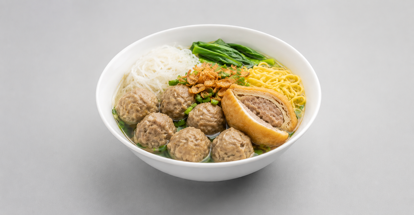 Bakso Spesial (Urat Kecil + Telor + Tahu)